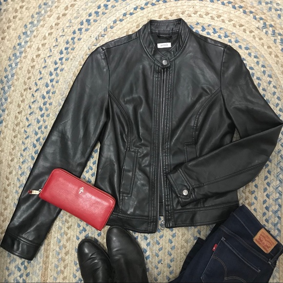 Jackets & Blazers - Vegan leather jacket